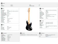 Fender Standard J BASS MN BPG BLK Fender Standard J BASS MN BPG BLK